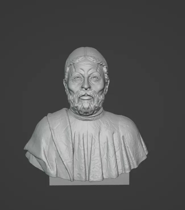 Ptolemy bust  3D print model_0
