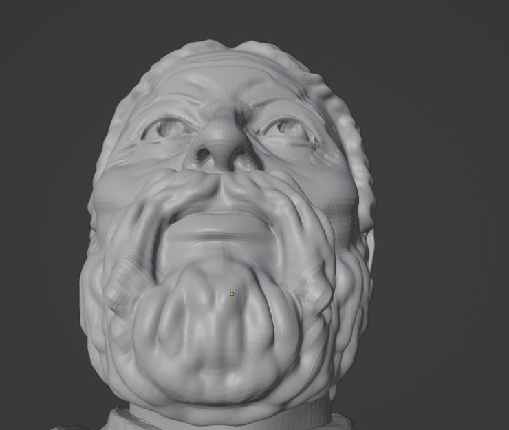 Ptolemy bust  3D print model_9