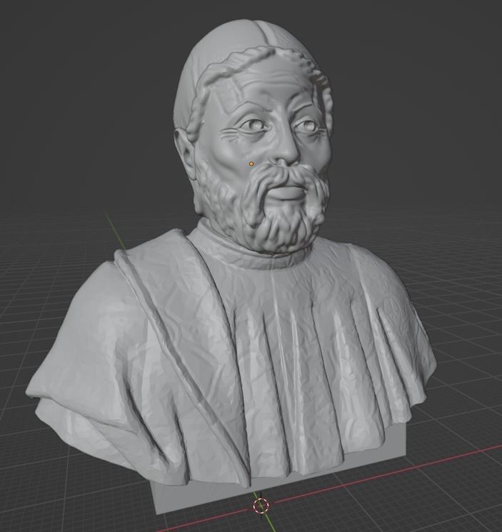 Ptolemy bust  3D print model_15