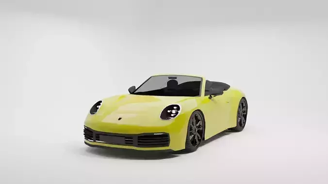 porsche 911 cabrio 3D model