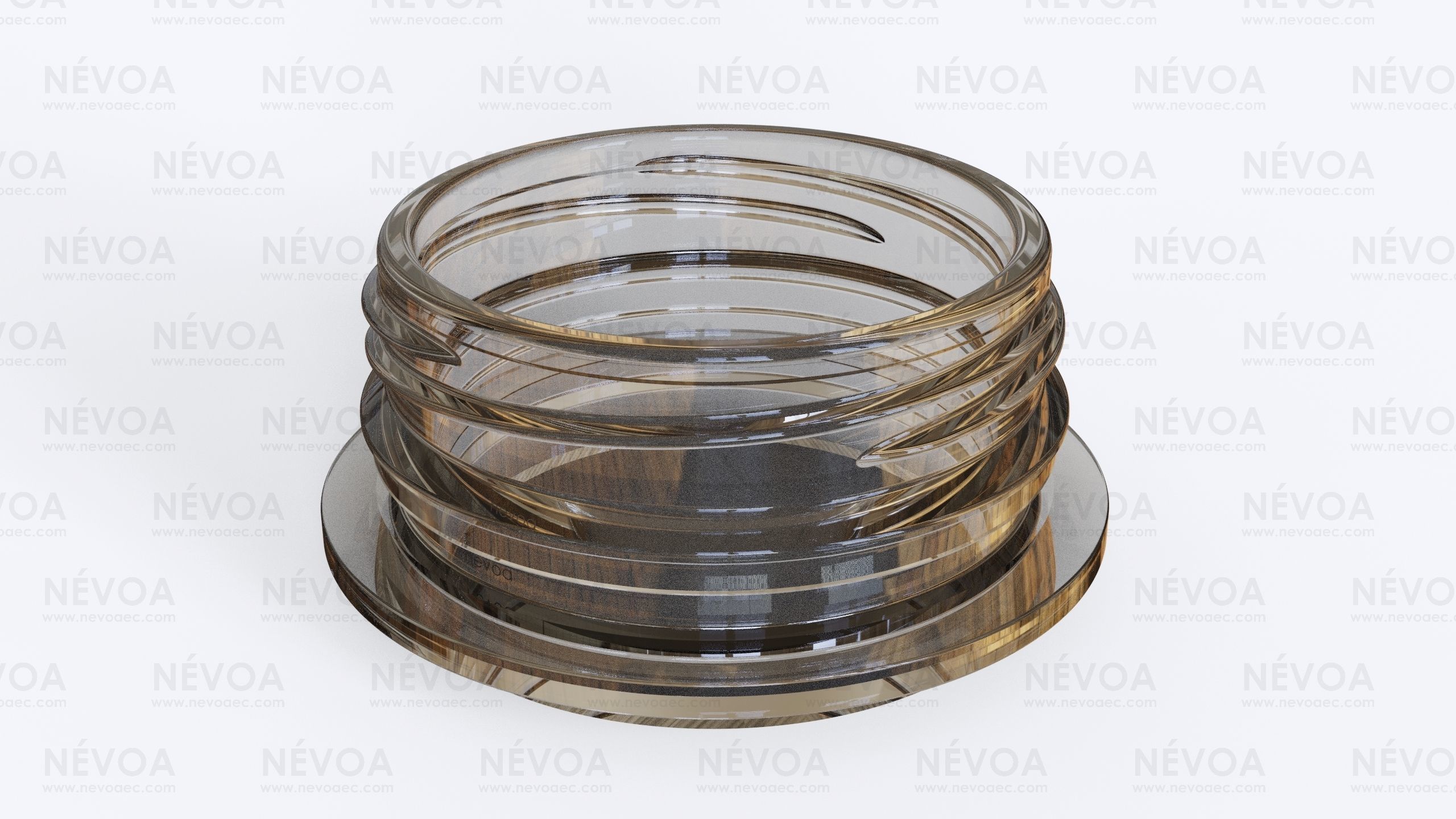 Neck finish - PCF 48P 3 - voluntary standard hot fill finish 3D model_1