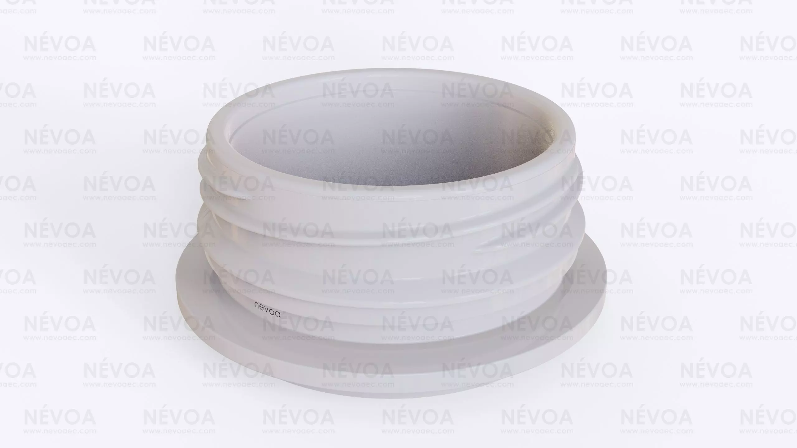 Neck finish - PCF 48P 3 - voluntary standard hot fill finish 3D model_0