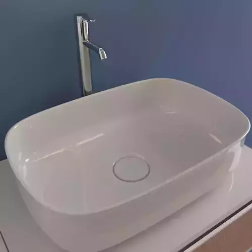 Duravit Zencha Vanity Unit Set 3D model