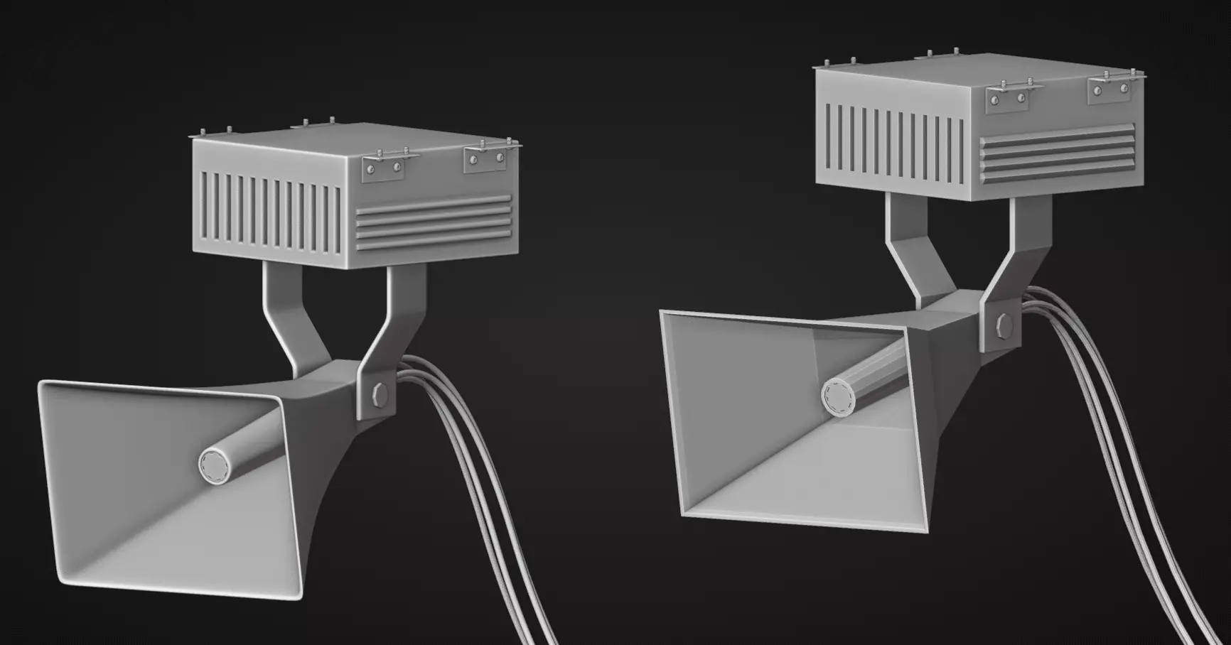Loudspeaker two loudspeakers Free 3D model
