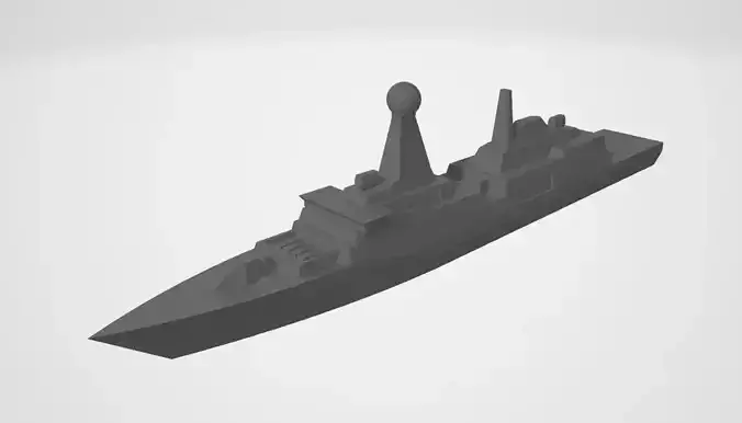 Soldati class guided missile frigate  3D print model
