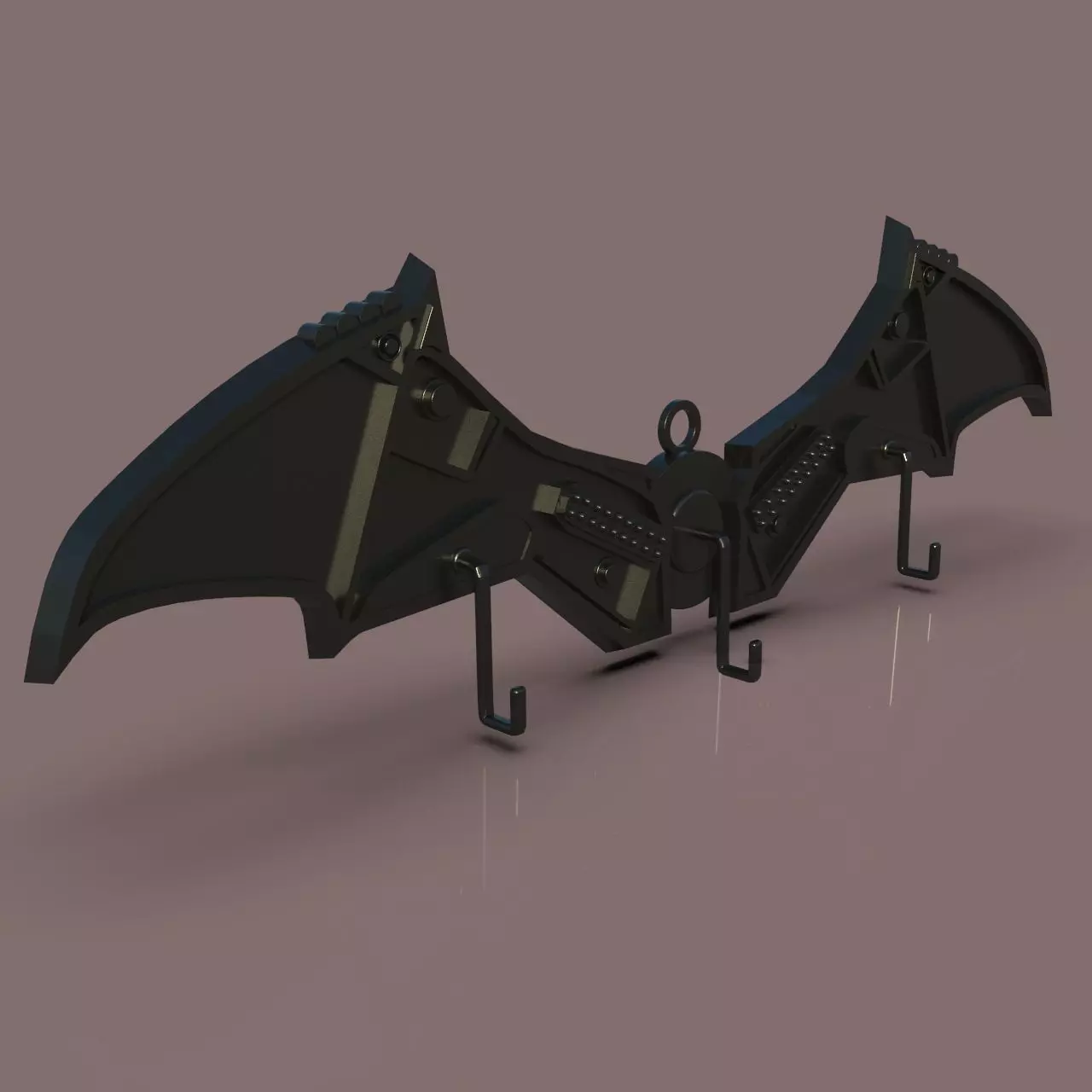 Batman 2022 Batarang Key wall 3D Print 3D print model