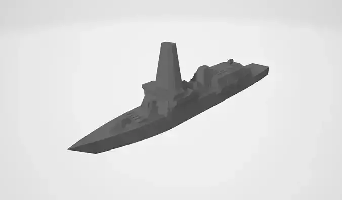 Darren class destroyer DDG 3D print model