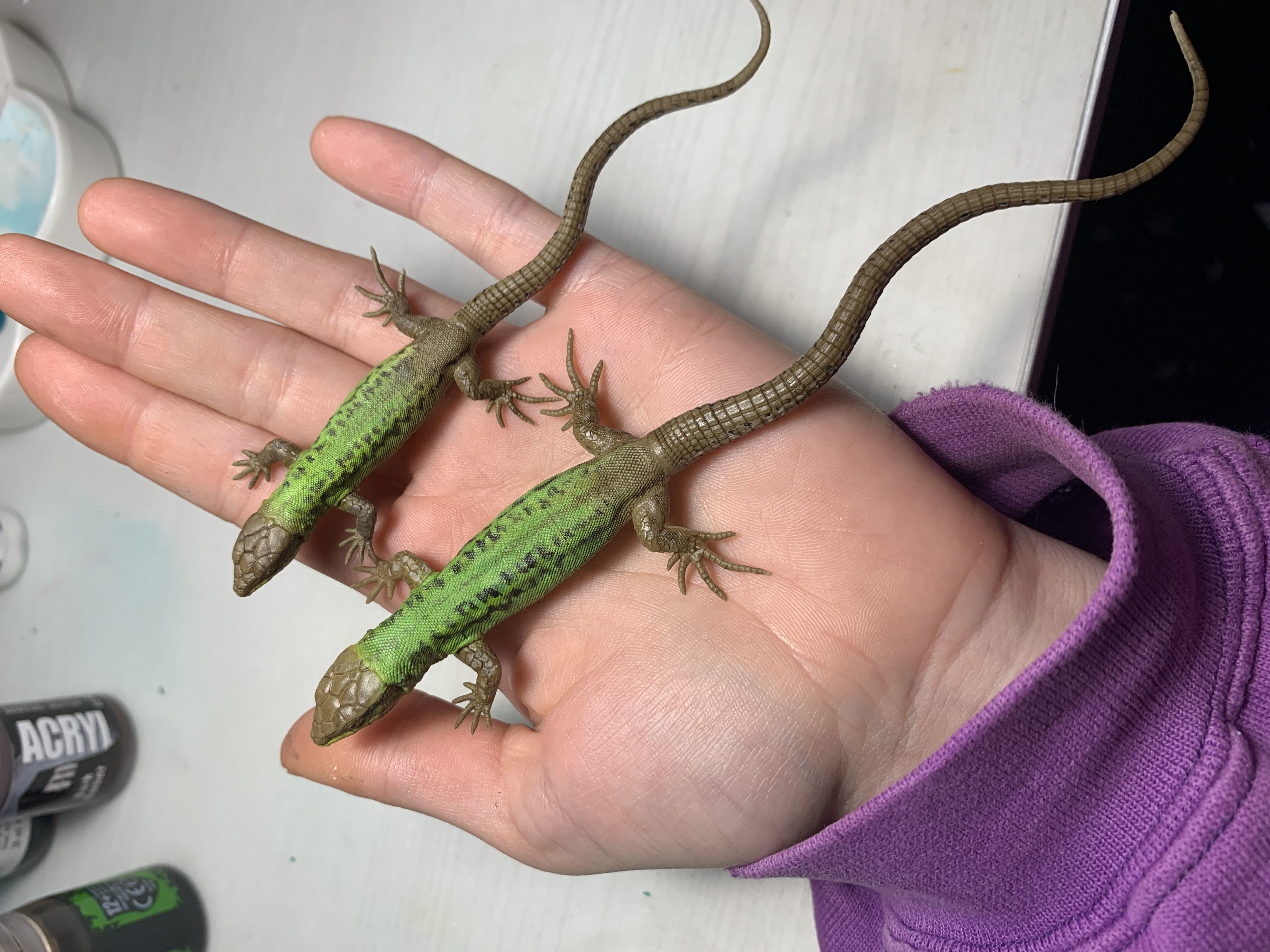 Wall lizard realistic model 3D print model_5