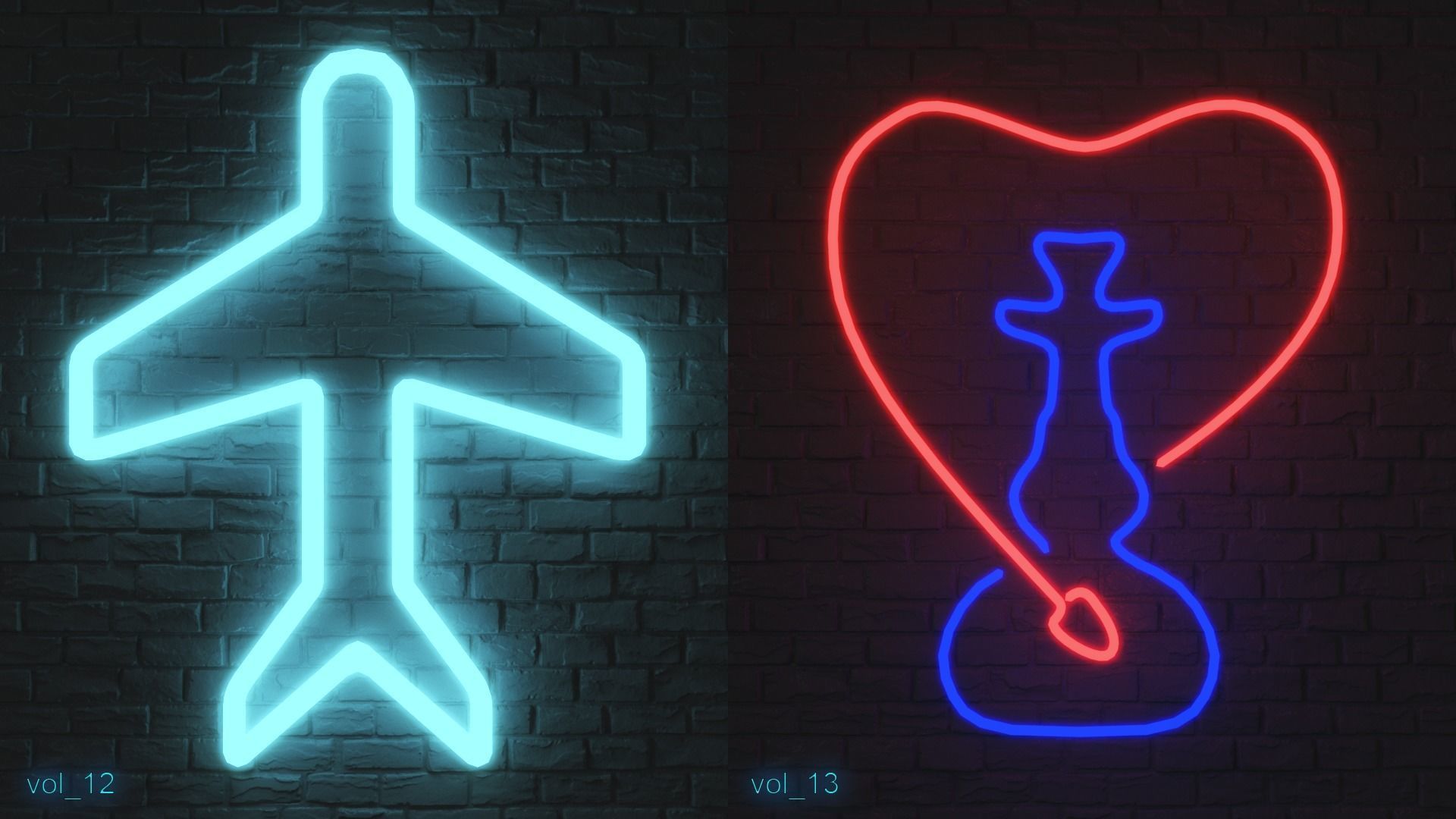 3D model Led Neon Signboard VR / AR / low-poly | CGTrader