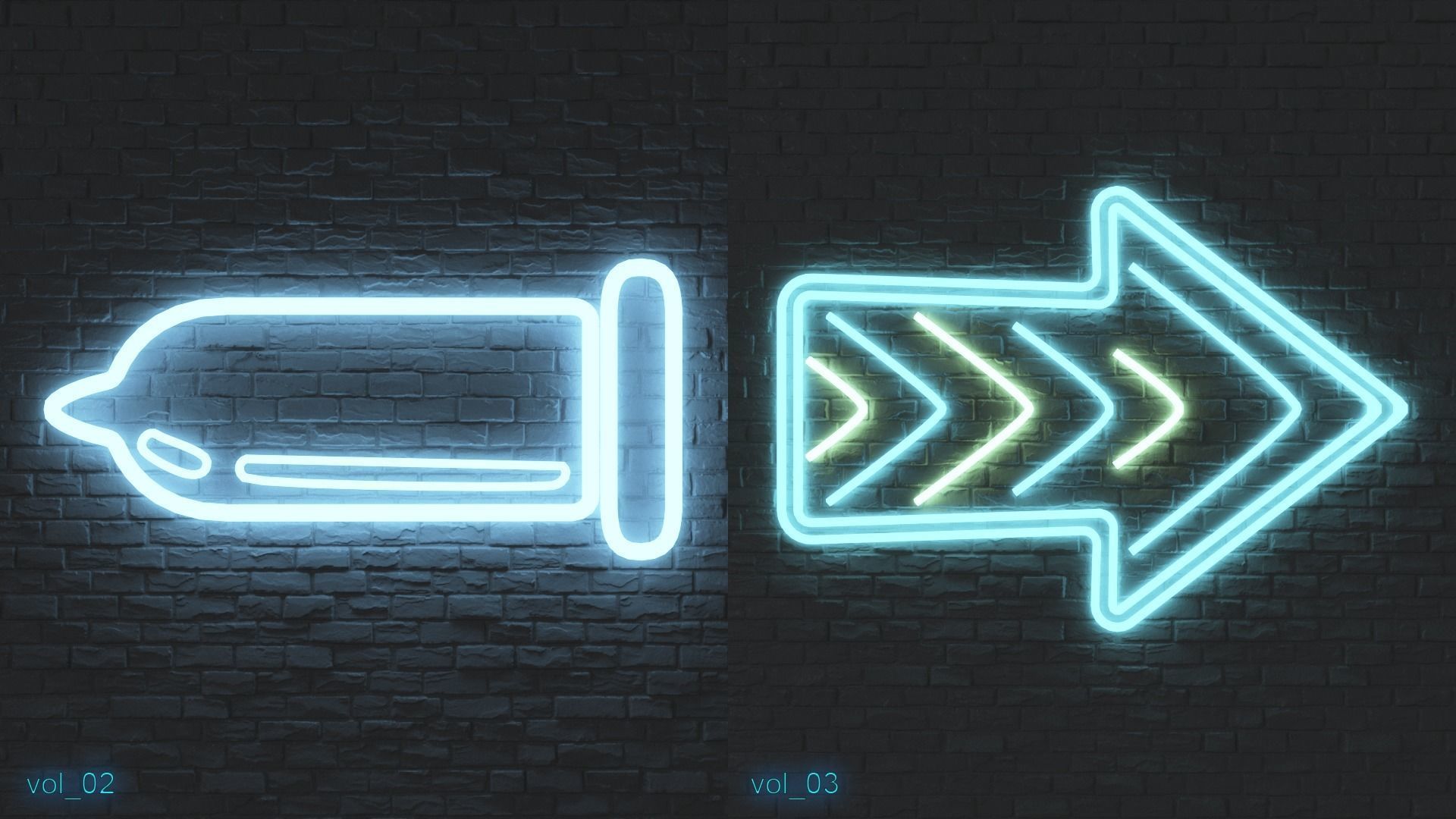 3D model Led Neon Signboard VR / AR / low-poly | CGTrader