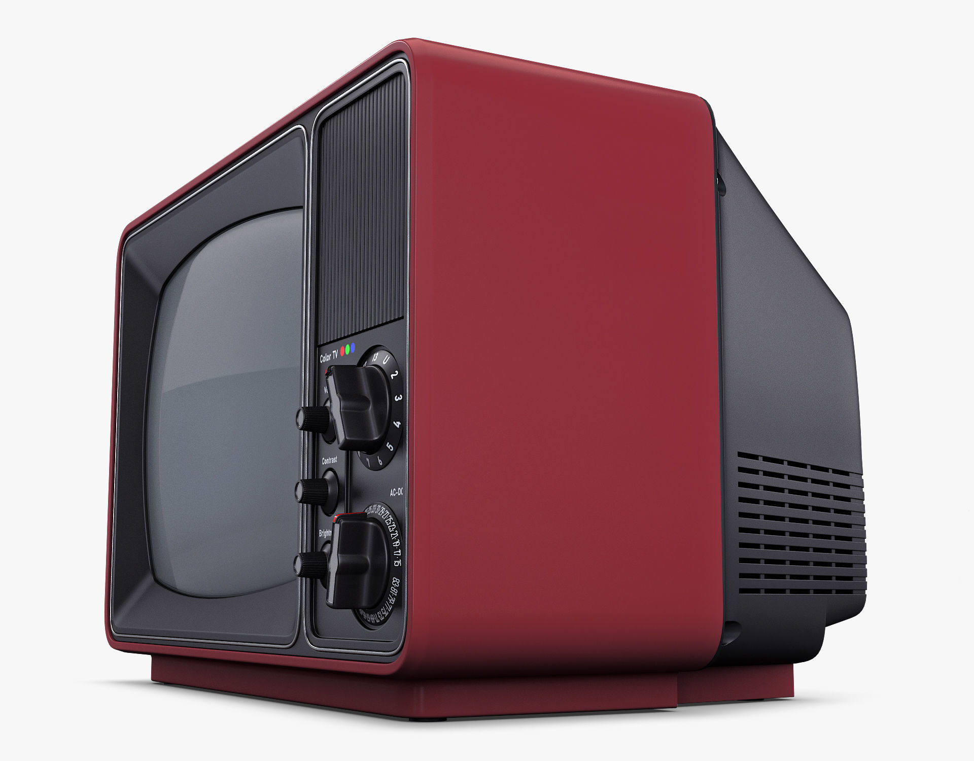 Retro Portable Television Collection volume 1 3D model_42