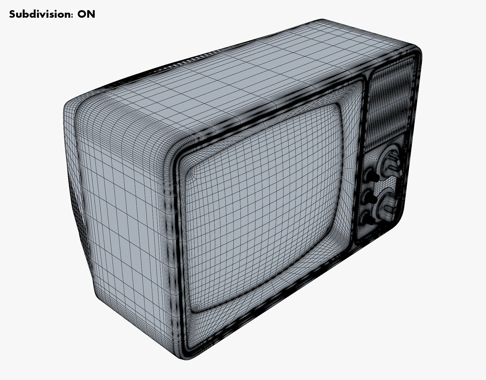 Retro Portable Television Collection volume 1 3D model_53