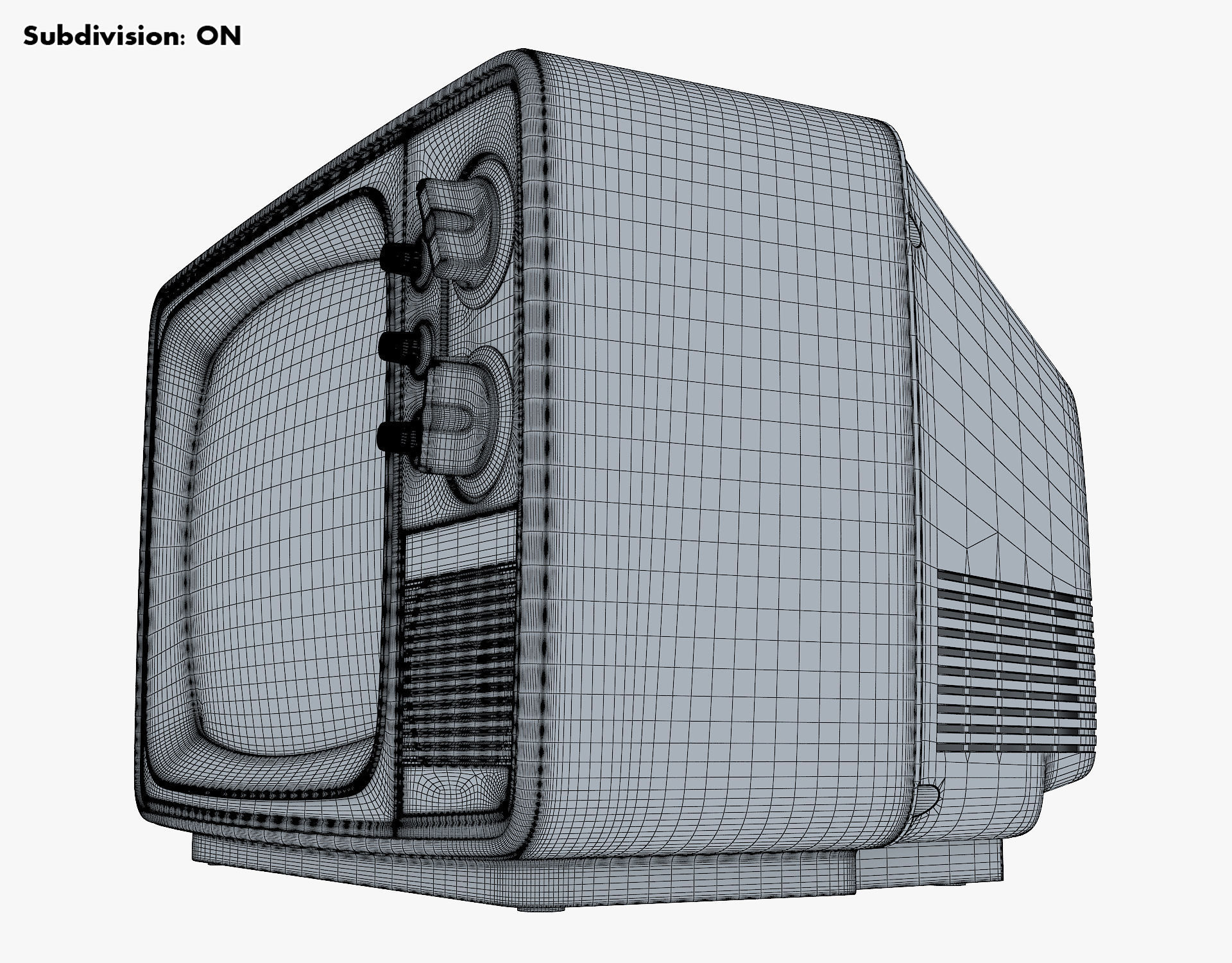 Retro Portable Television Collection volume 1 3D model_21
