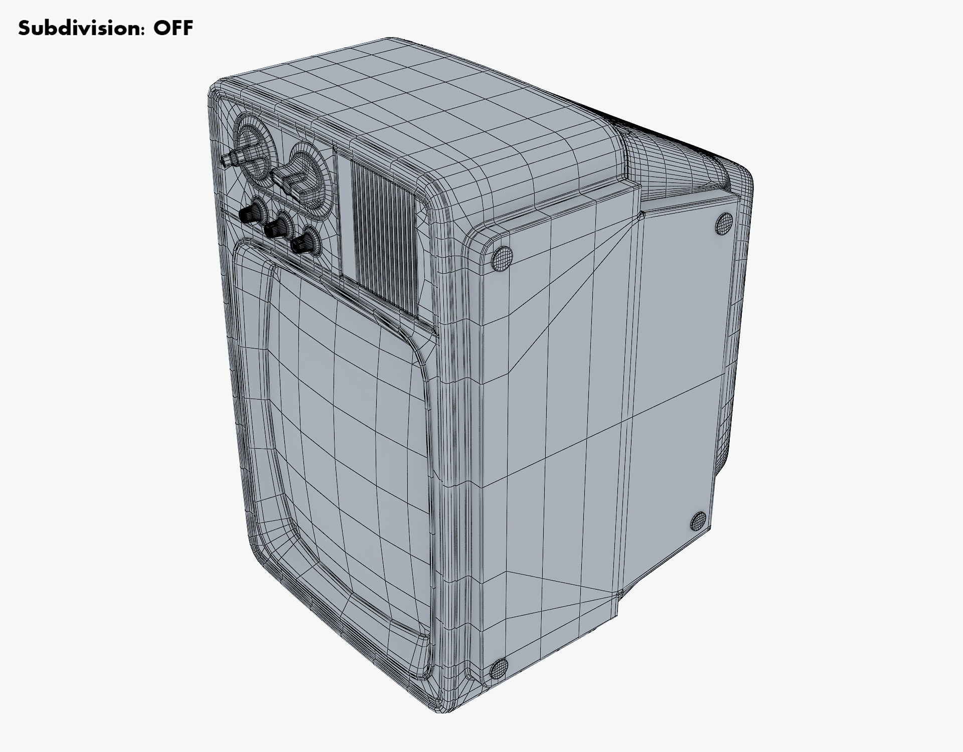 Retro Portable Television Collection volume 1 3D model_32