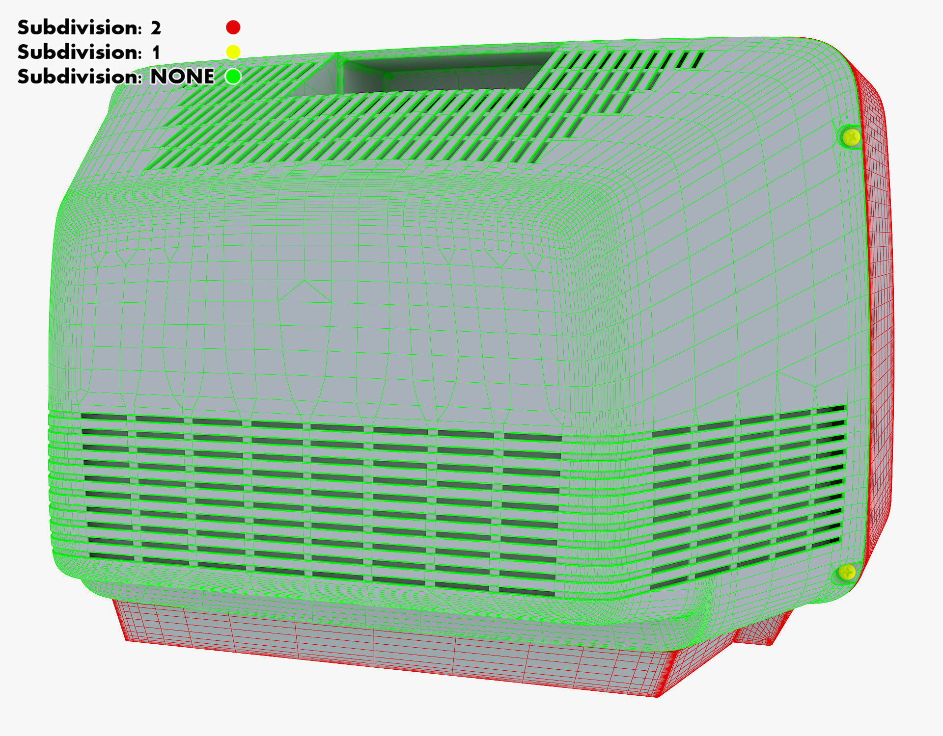 Retro Portable Television Collection volume 1 3D model_112