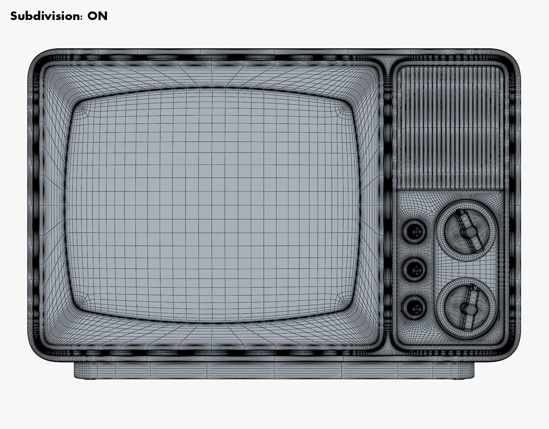 Retro Portable Television Collection volume 1 3D model_61