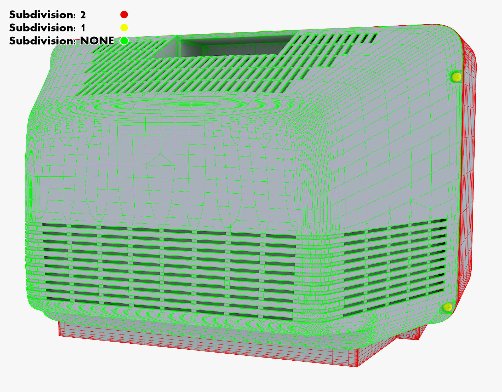Retro Portable Television Collection volume 1 3D model_73