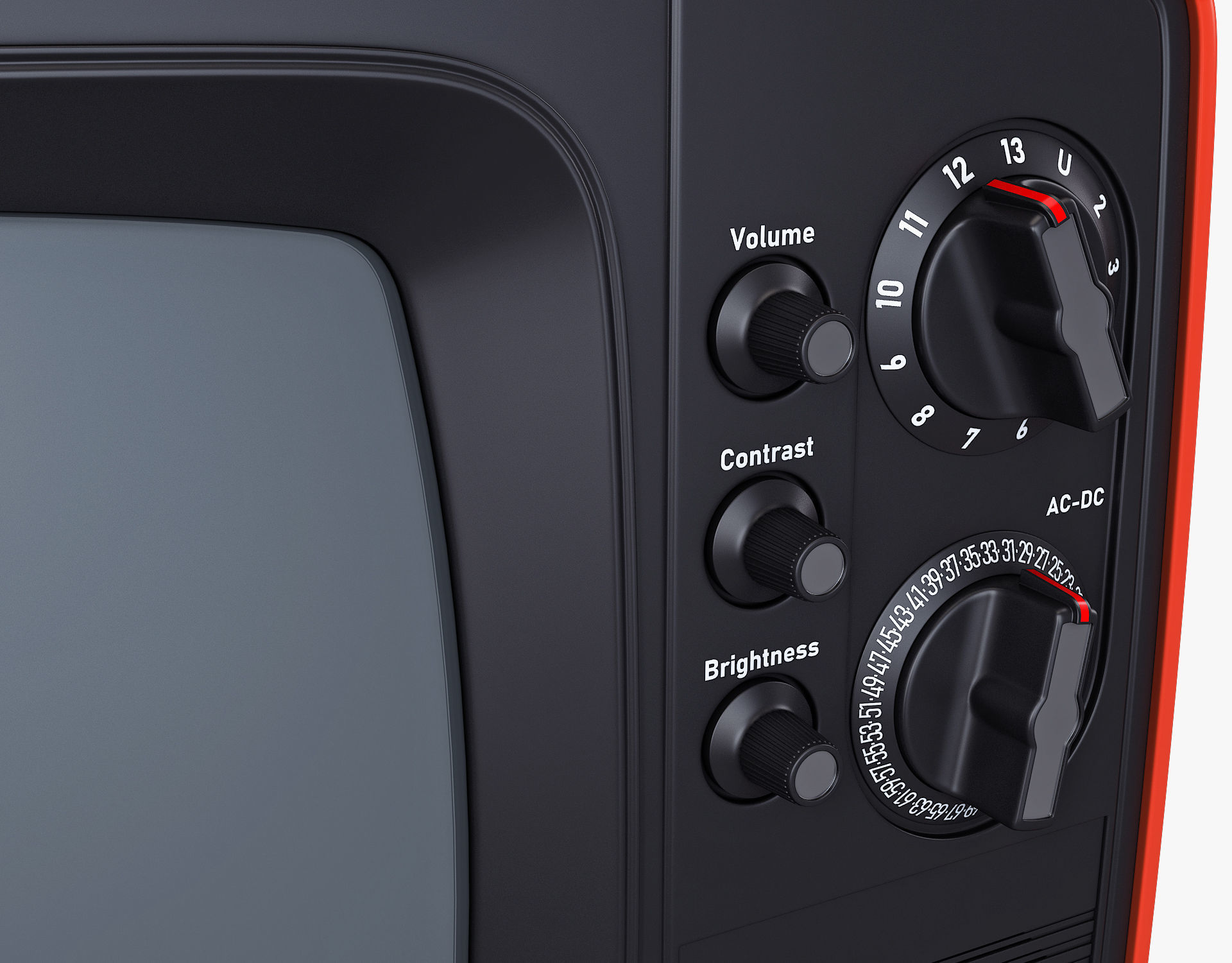 Retro Portable Television Collection volume 1 3D model_12