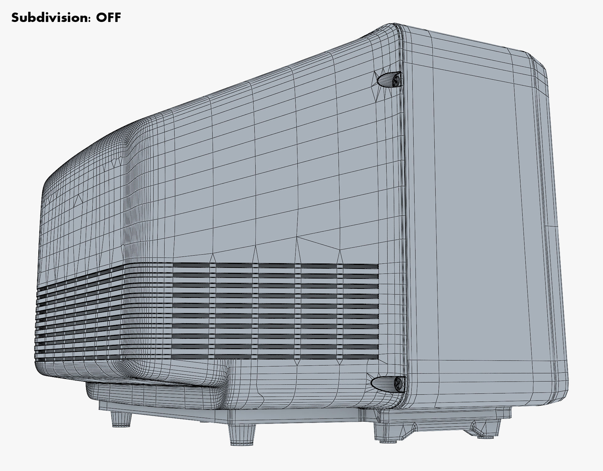 Retro Portable Television Collection volume 1 3D model_135