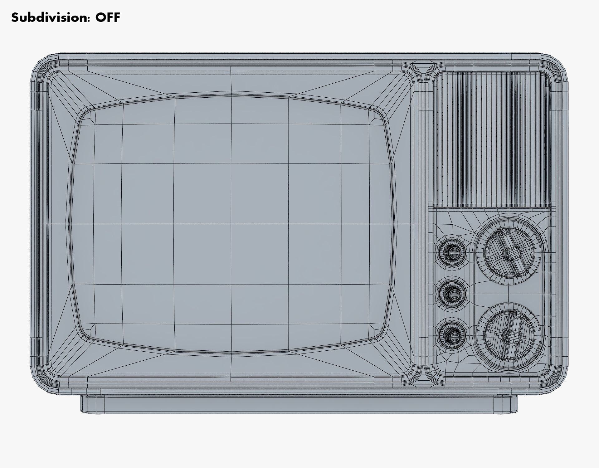 Retro Portable Television Collection volume 1 3D model_62