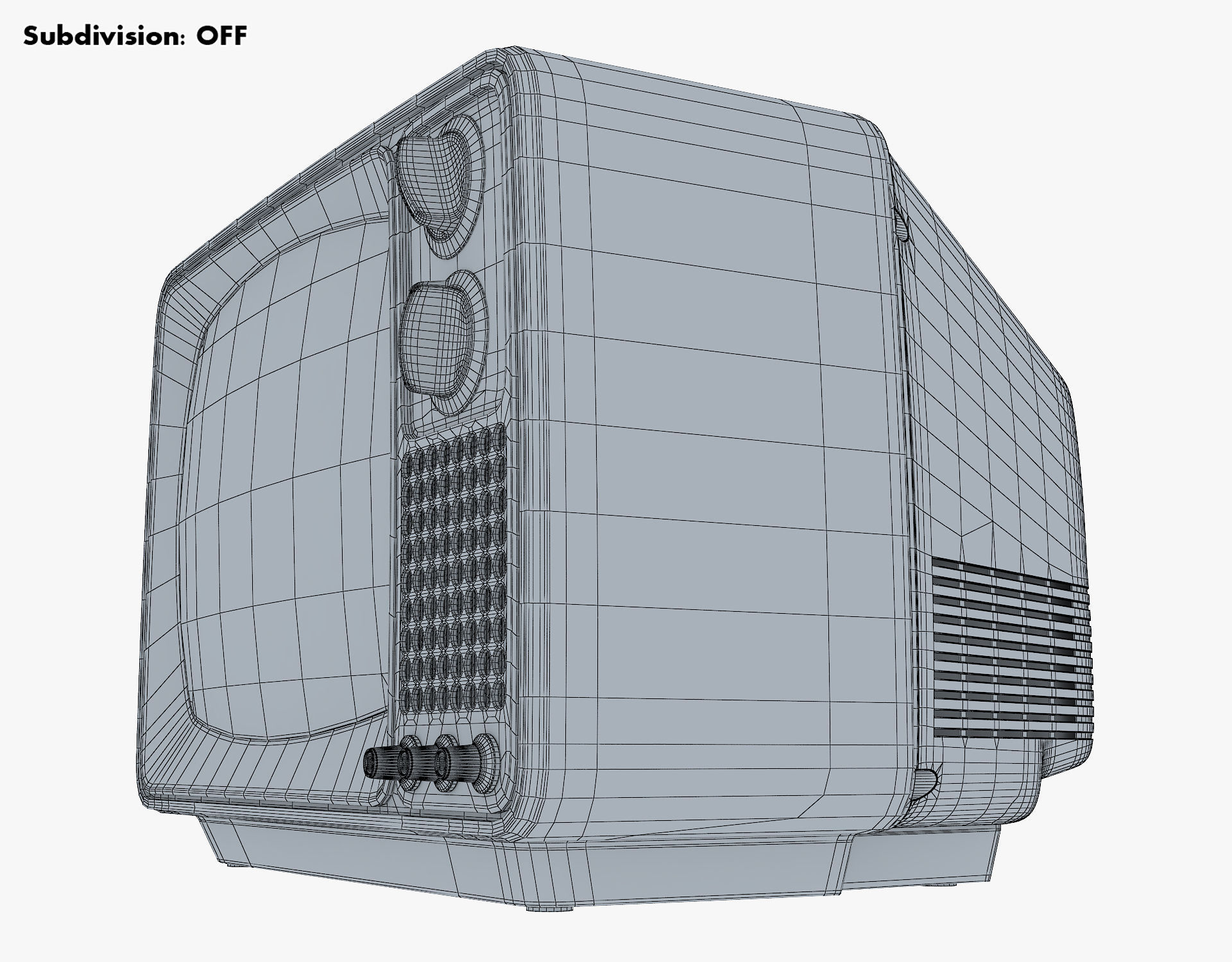 Retro Portable Television Collection volume 1 3D model_95