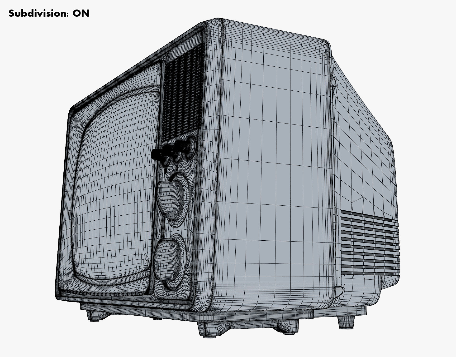 Retro Portable Television Collection volume 1 3D model_132