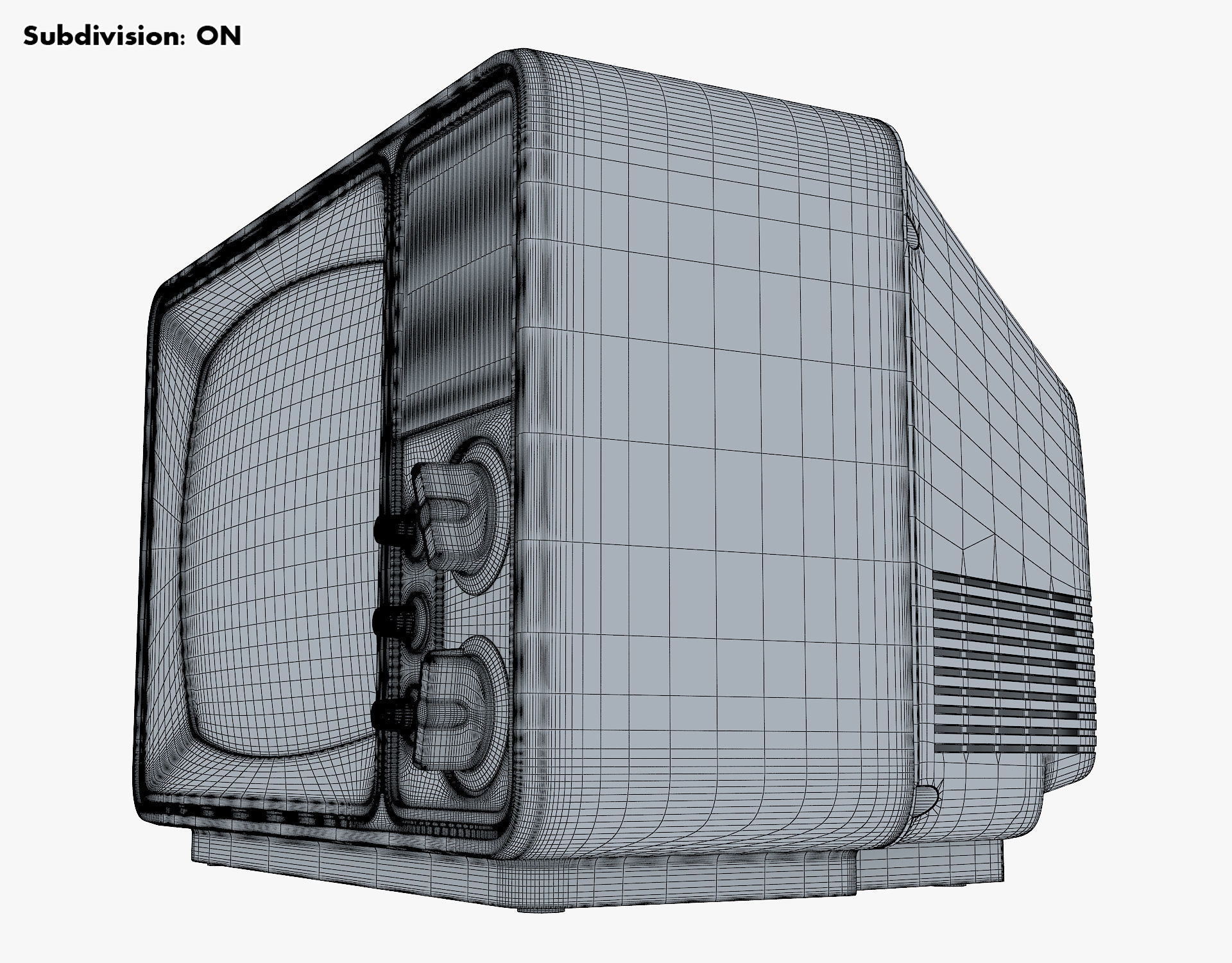 Retro Portable Television Collection volume 1 3D model_57