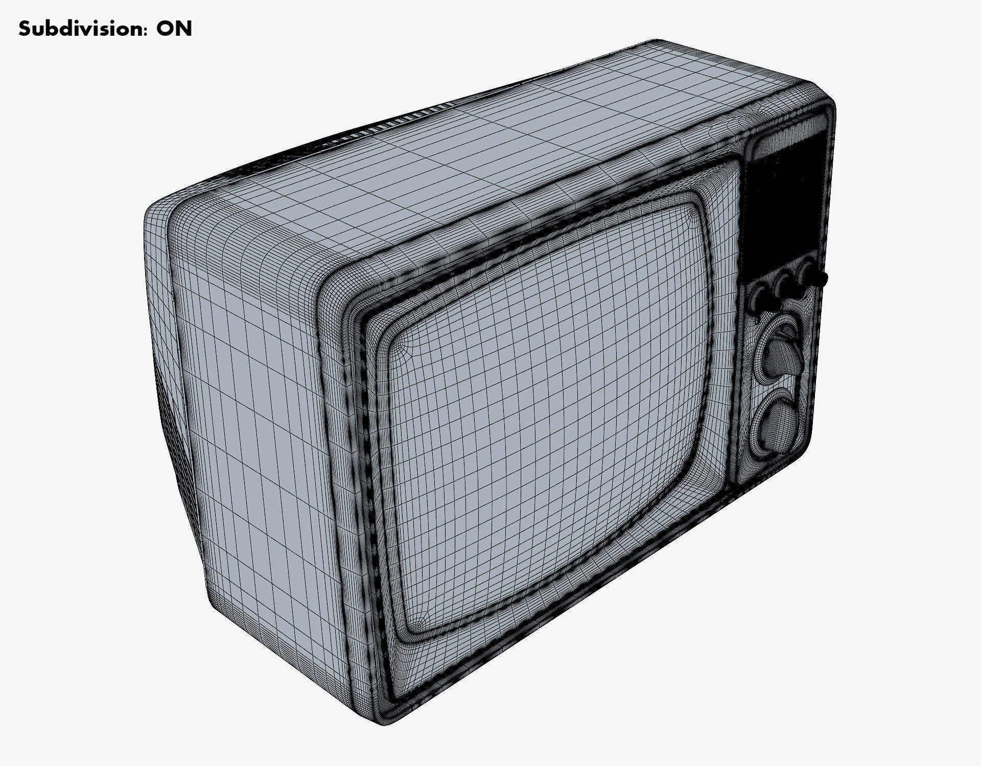 Retro Portable Television Collection volume 1 3D model_128