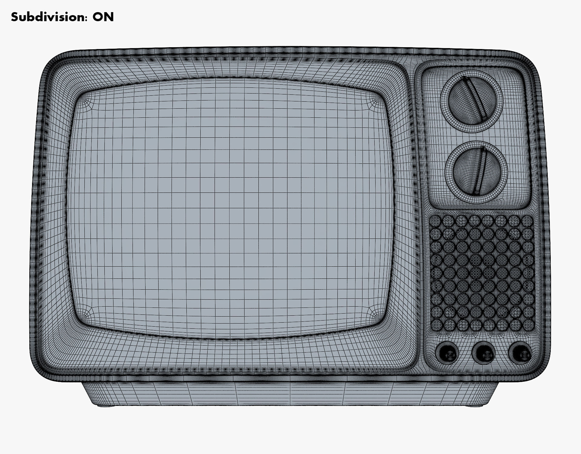 Retro Portable Television Collection volume 1 3D model_98