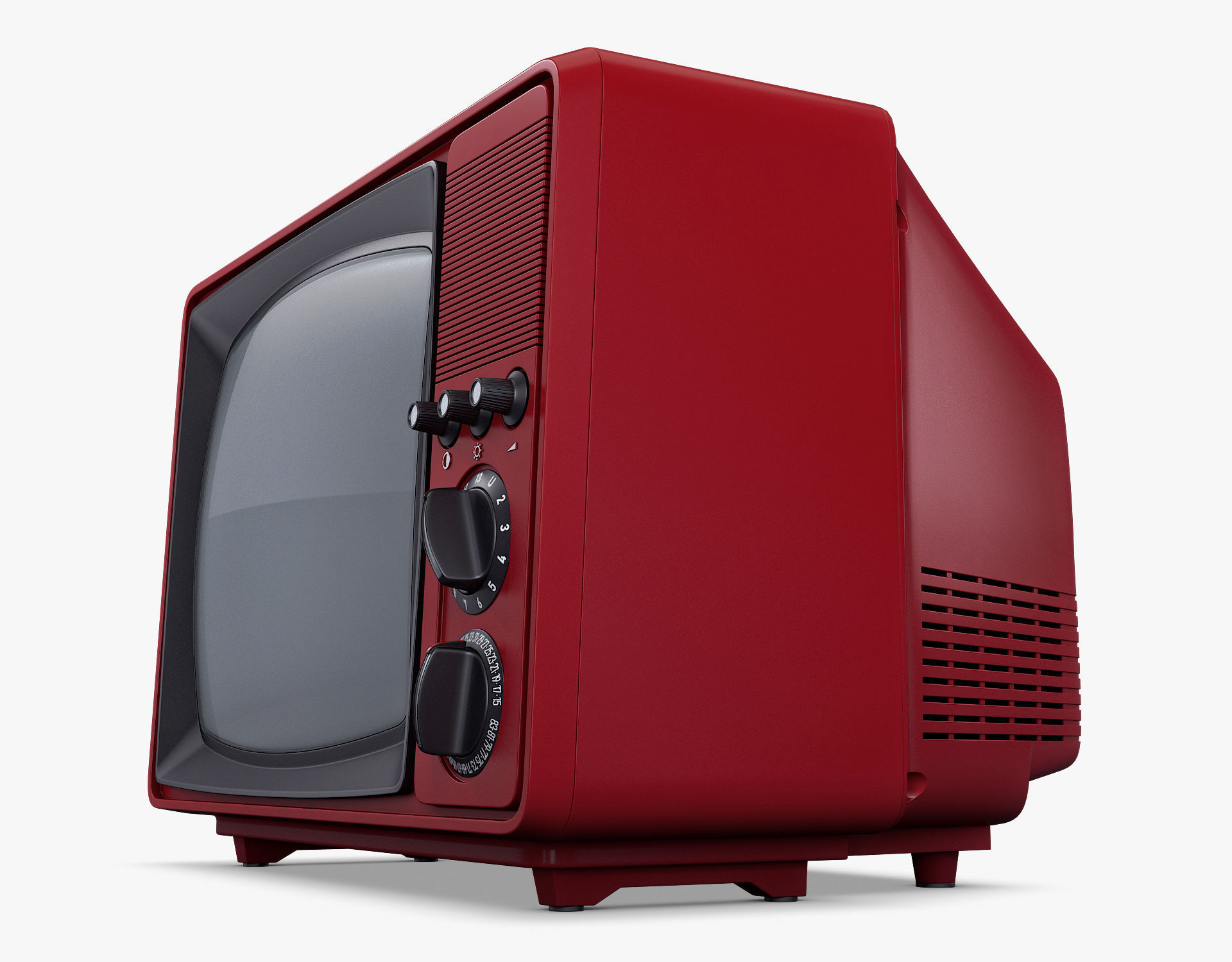 Retro Portable Television Collection volume 1 3D model_117