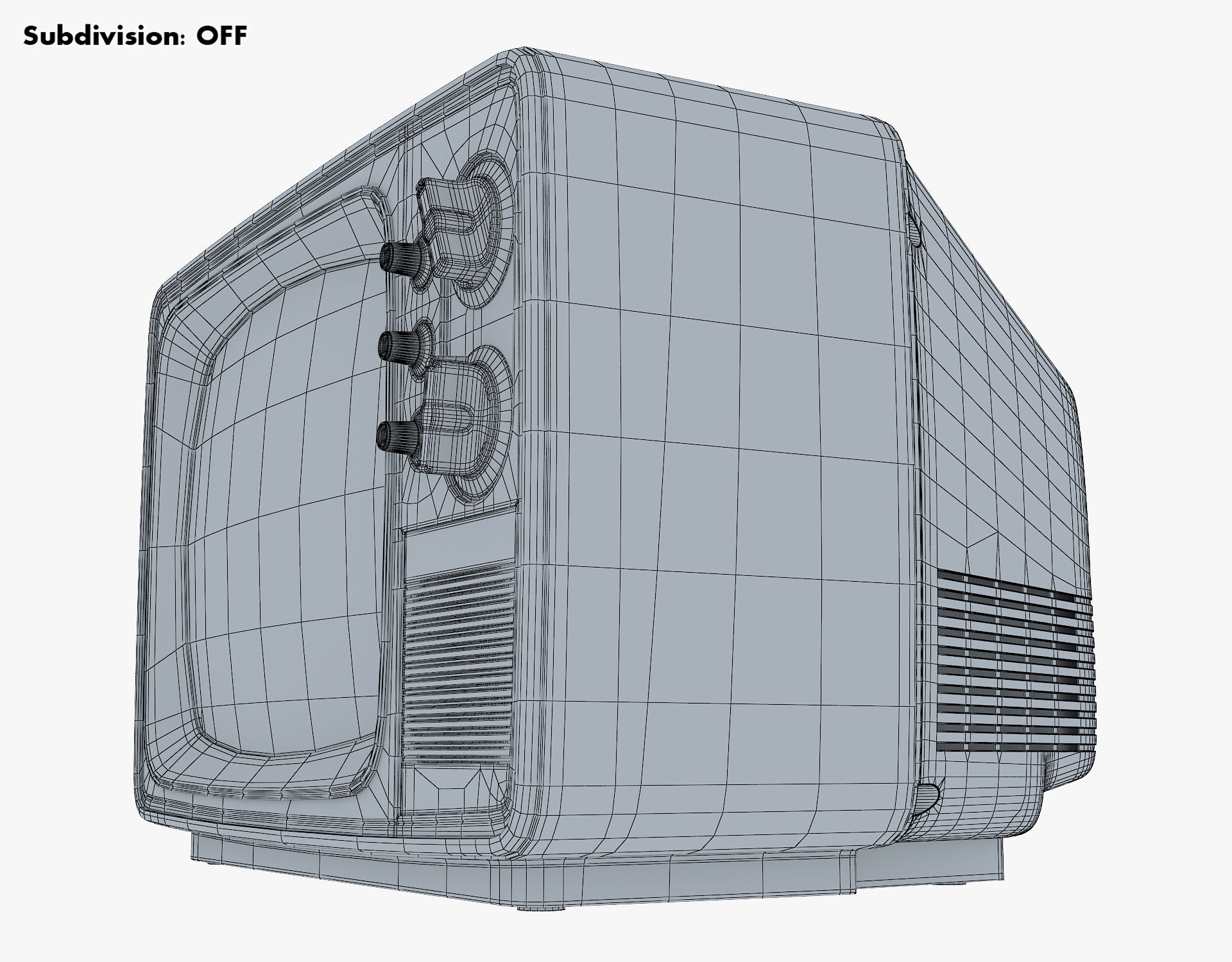 Retro Portable Television Collection volume 1 3D model_22