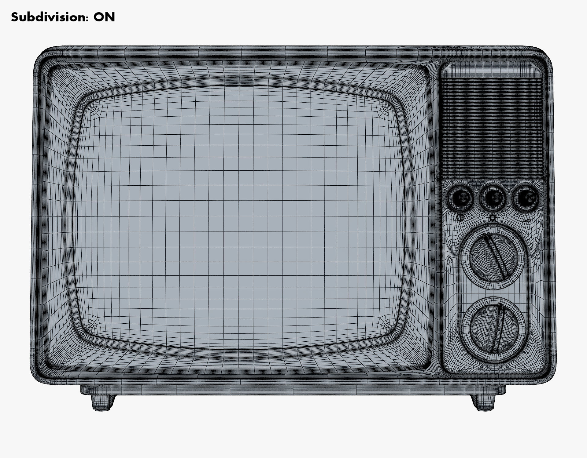Retro Portable Television Collection volume 1 3D model_136