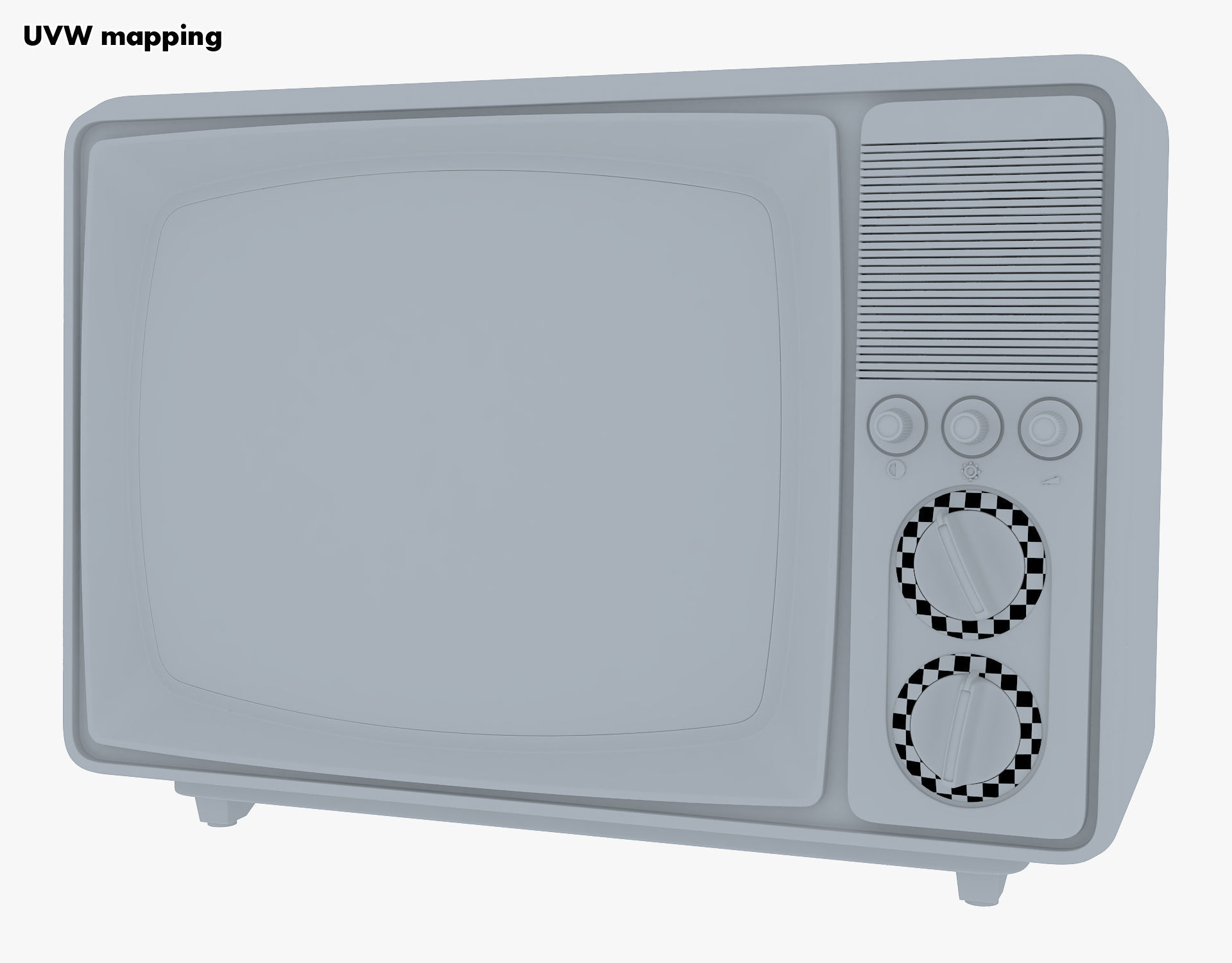 Retro Portable Television Collection volume 1 3D model_146