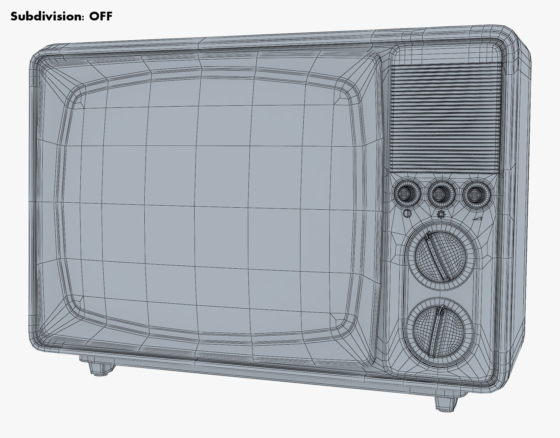 Retro Portable Television Collection volume 1 3D model_125