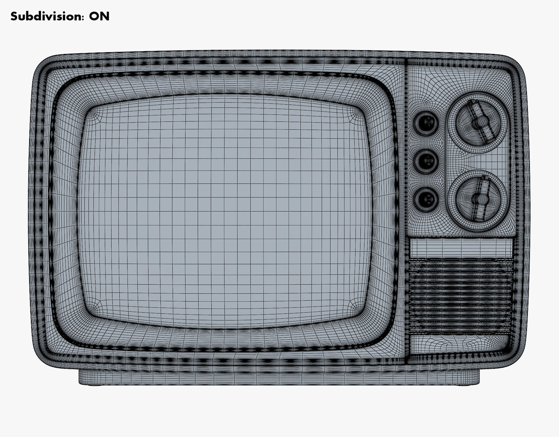 Retro Portable Television Collection volume 1 3D model_25