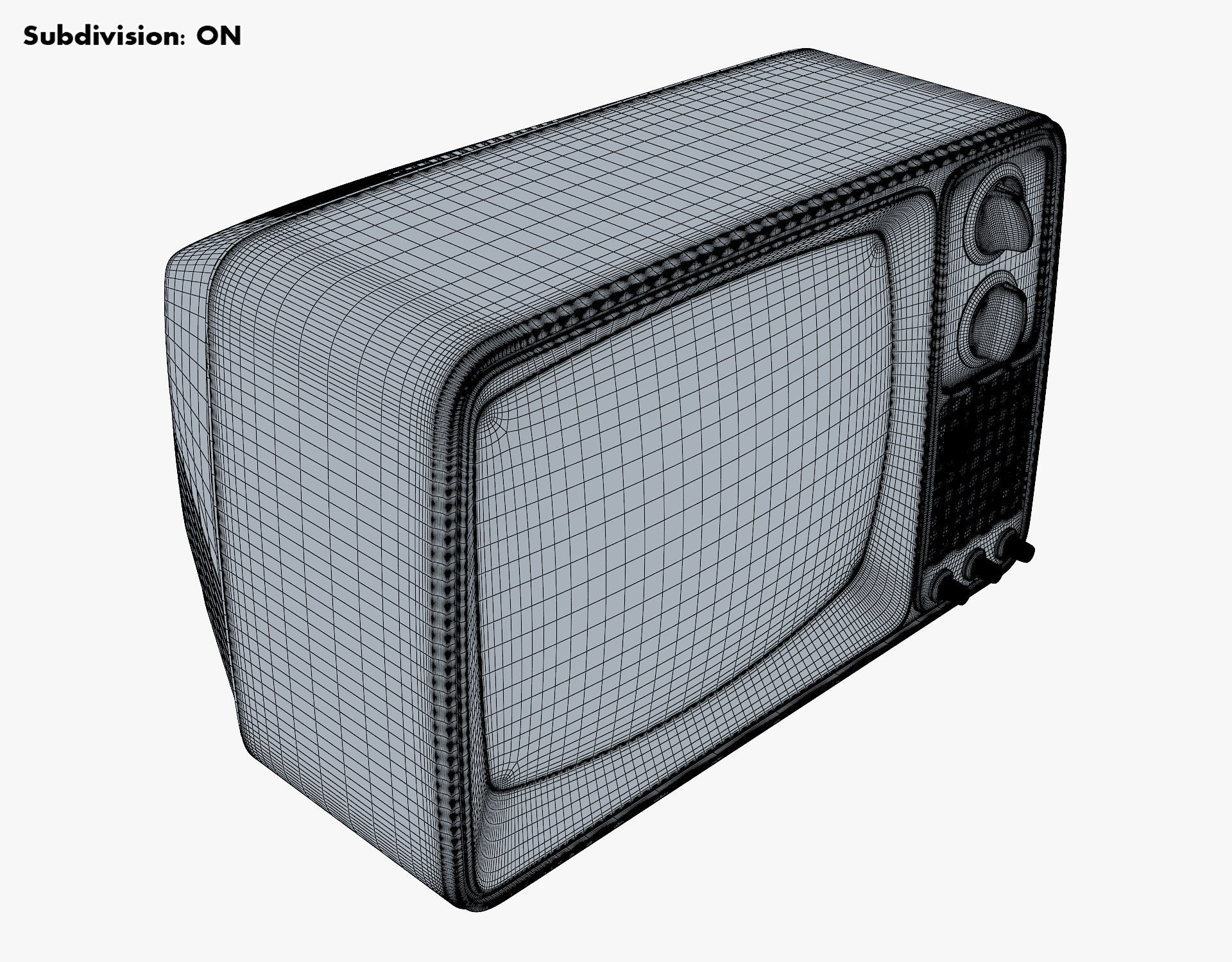 Retro Portable Television Collection volume 1 3D model_90
