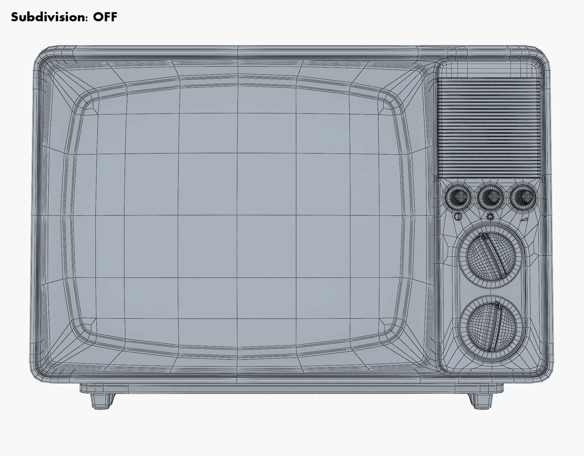 Retro Portable Television Collection volume 1 3D model_137