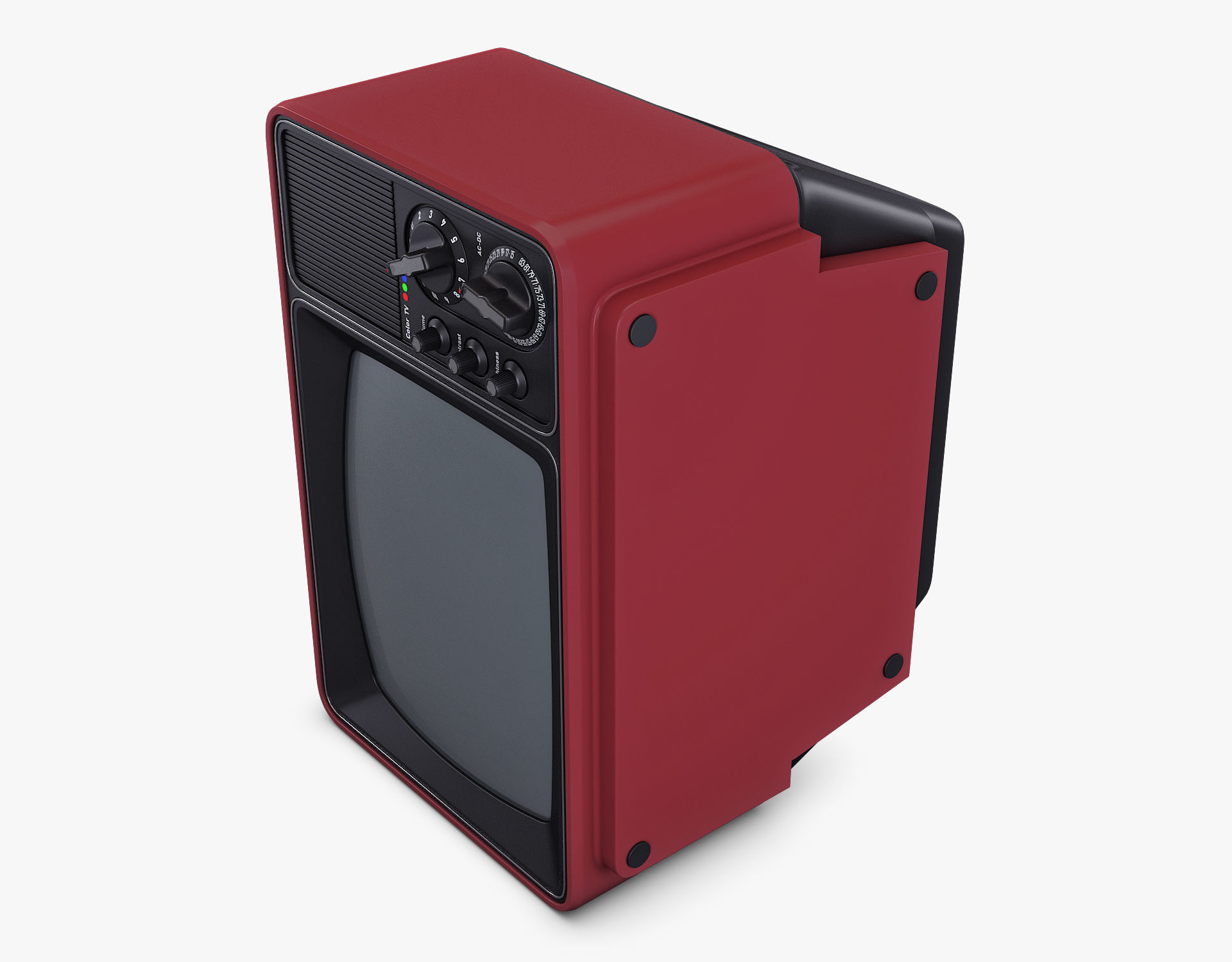 Retro Portable Television Collection volume 1 3D model_47