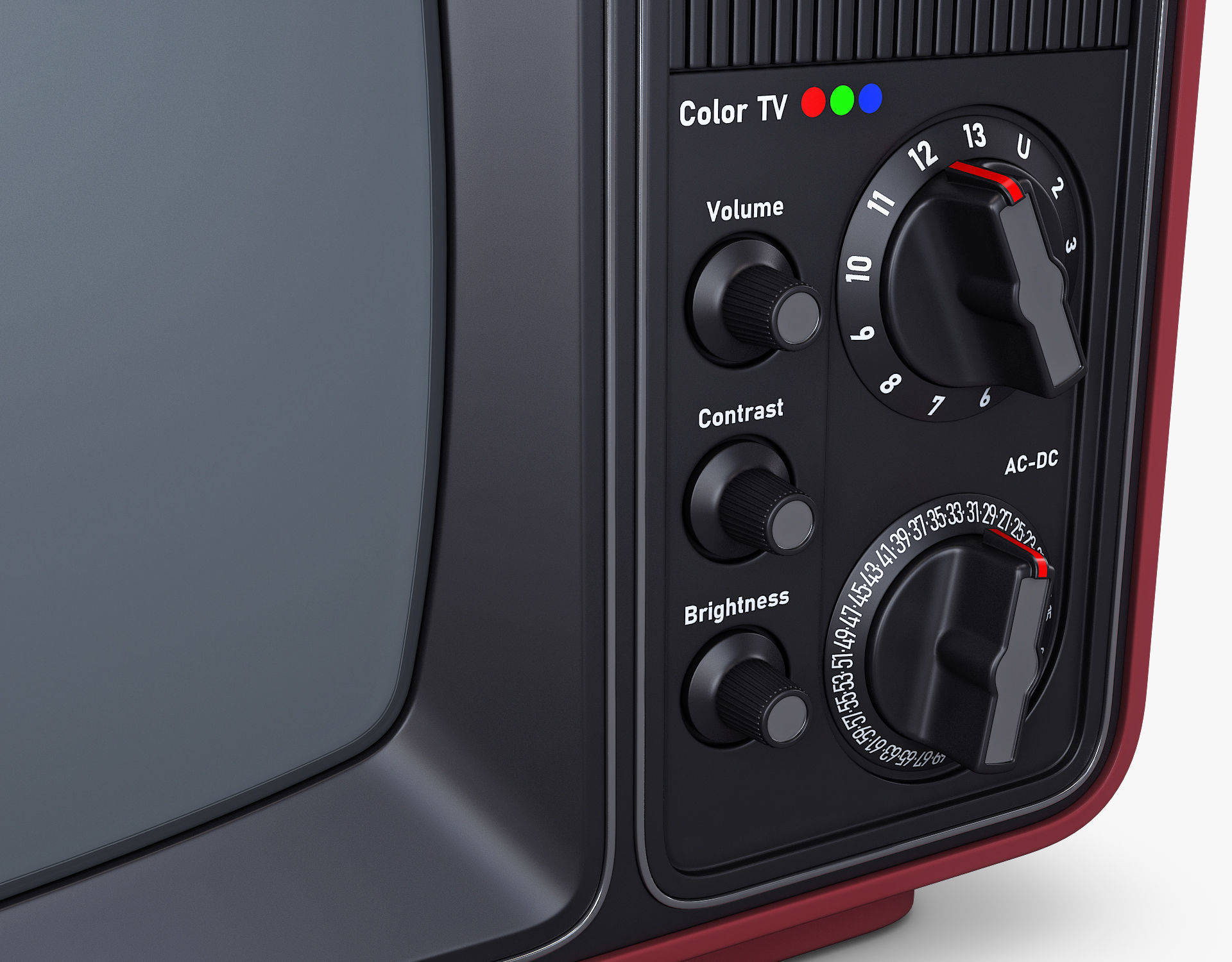 Retro Portable Television Collection volume 1 3D model_48