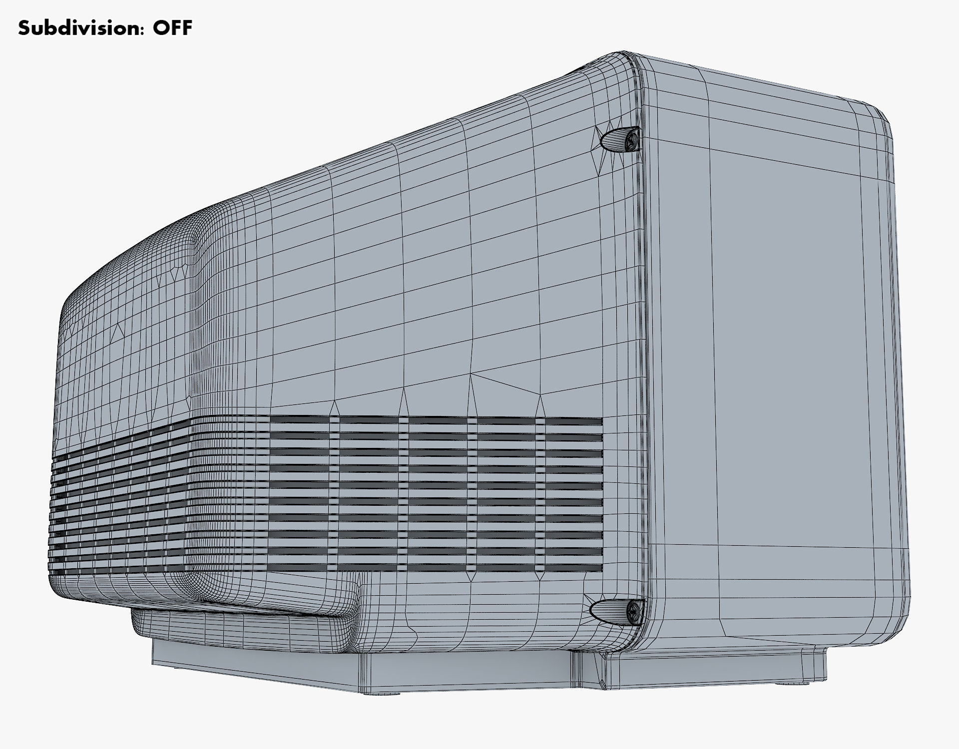 Retro Portable Television Collection volume 1 3D model_60