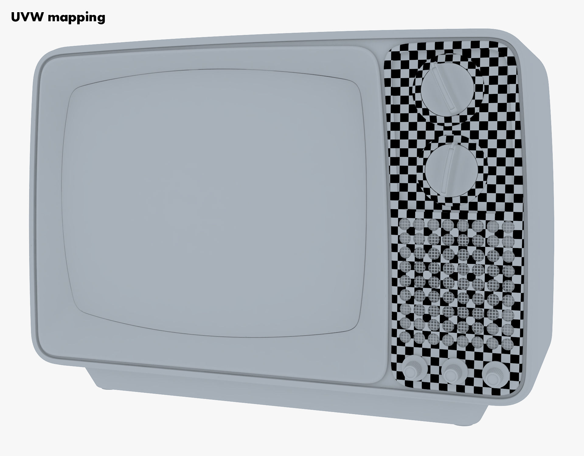 Retro Portable Television Collection volume 1 3D model_110