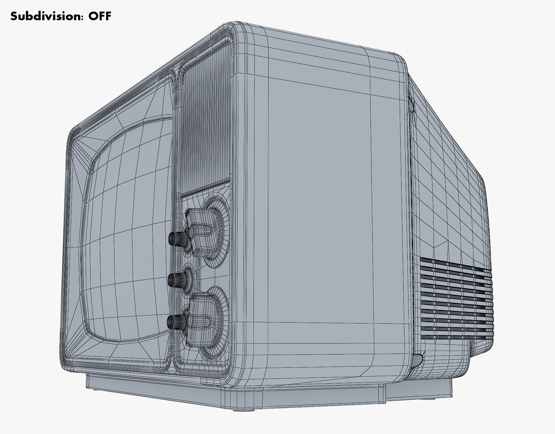 Retro Portable Television Collection volume 1 3D model_58