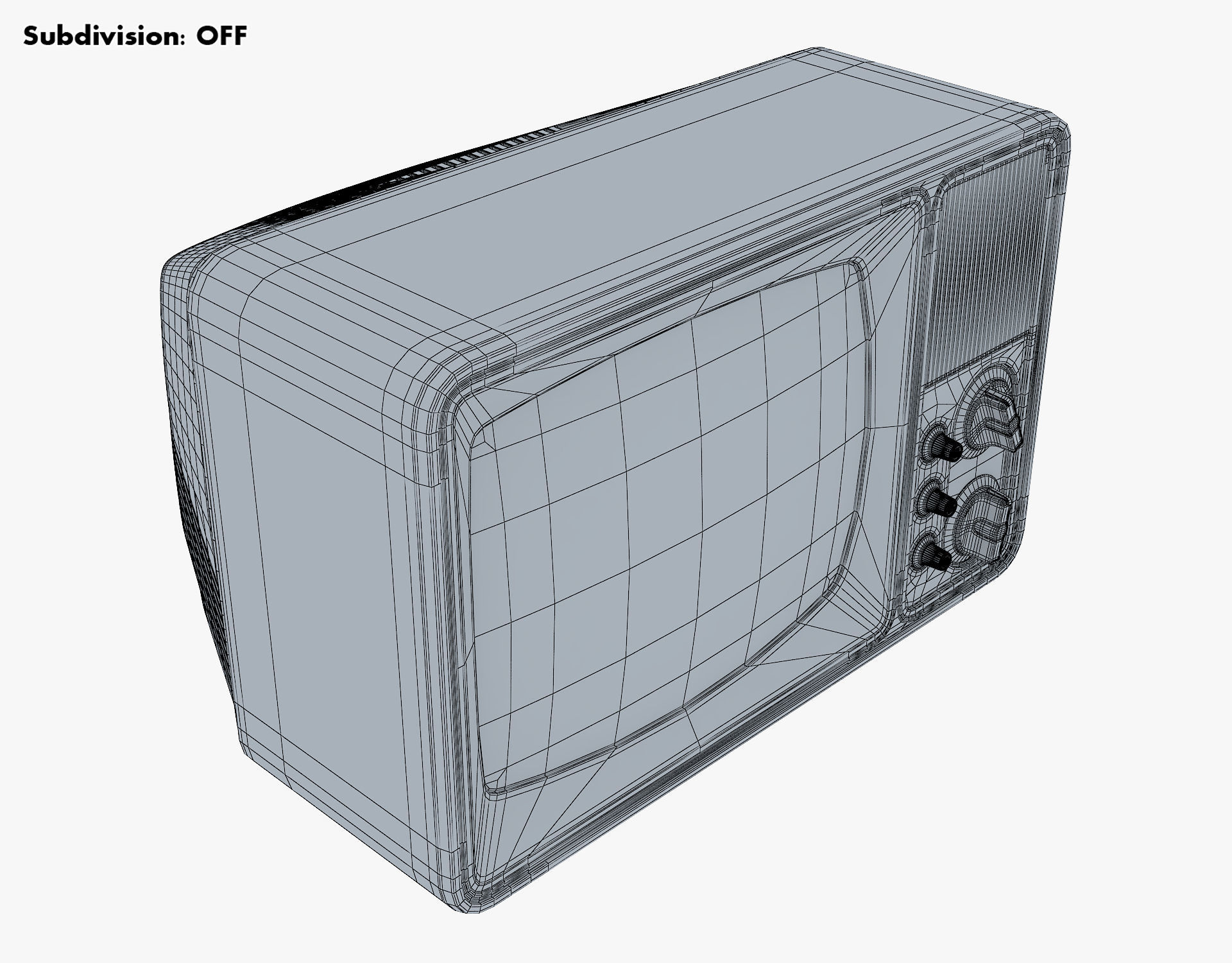 Retro Portable Television Collection volume 1 3D model_54