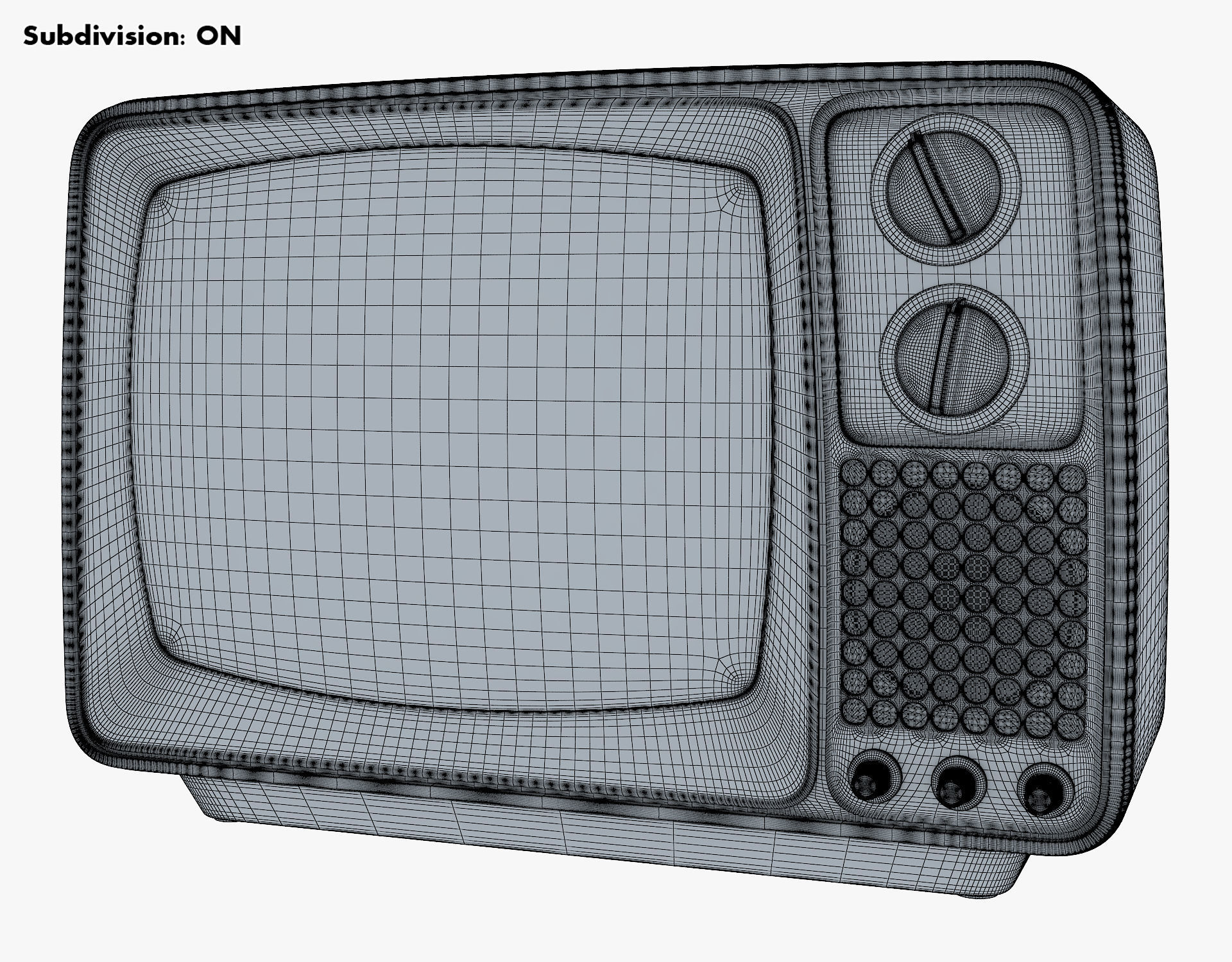 Retro Portable Television Collection volume 1 3D model_86