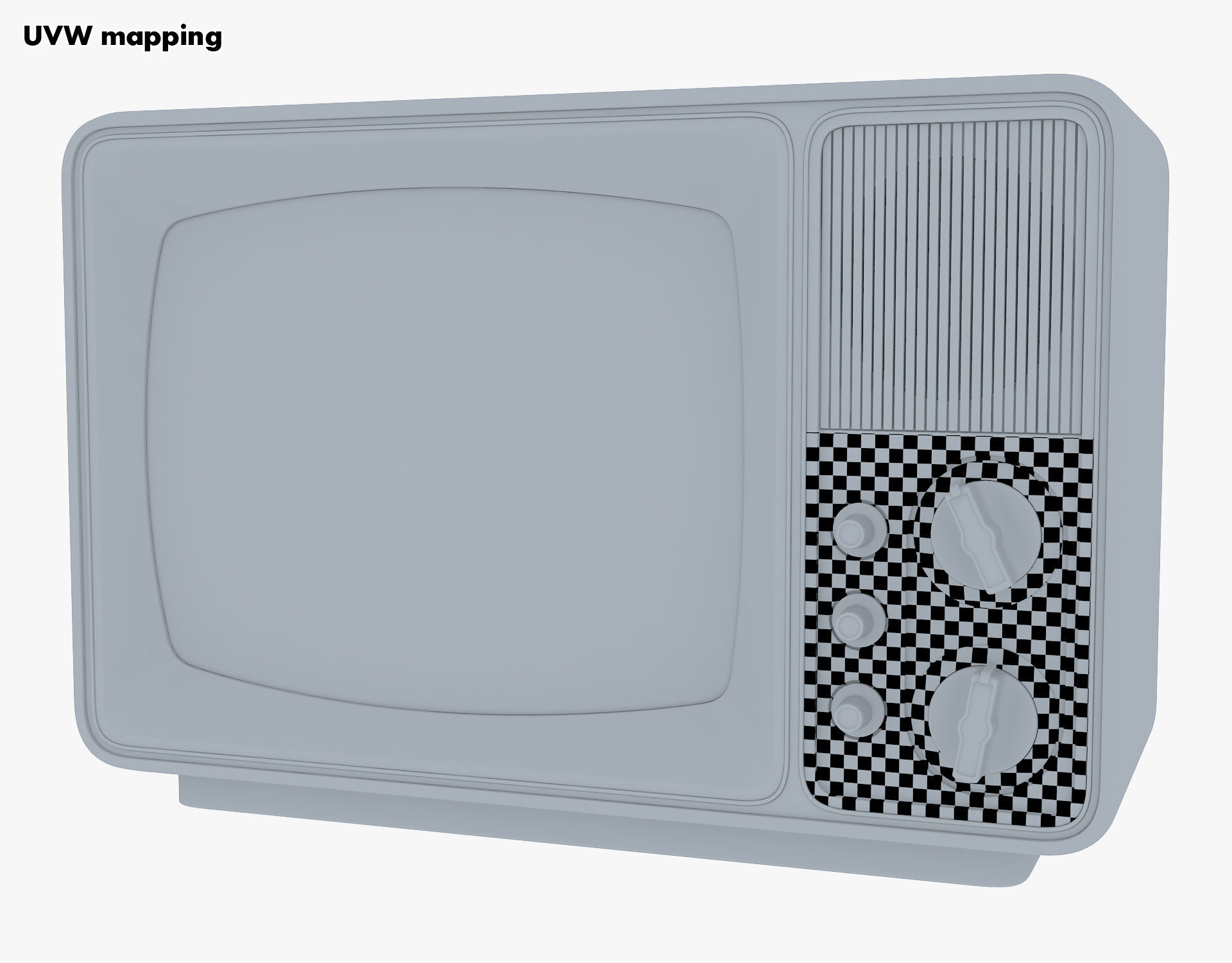 Retro Portable Television Collection volume 1 3D model_71
