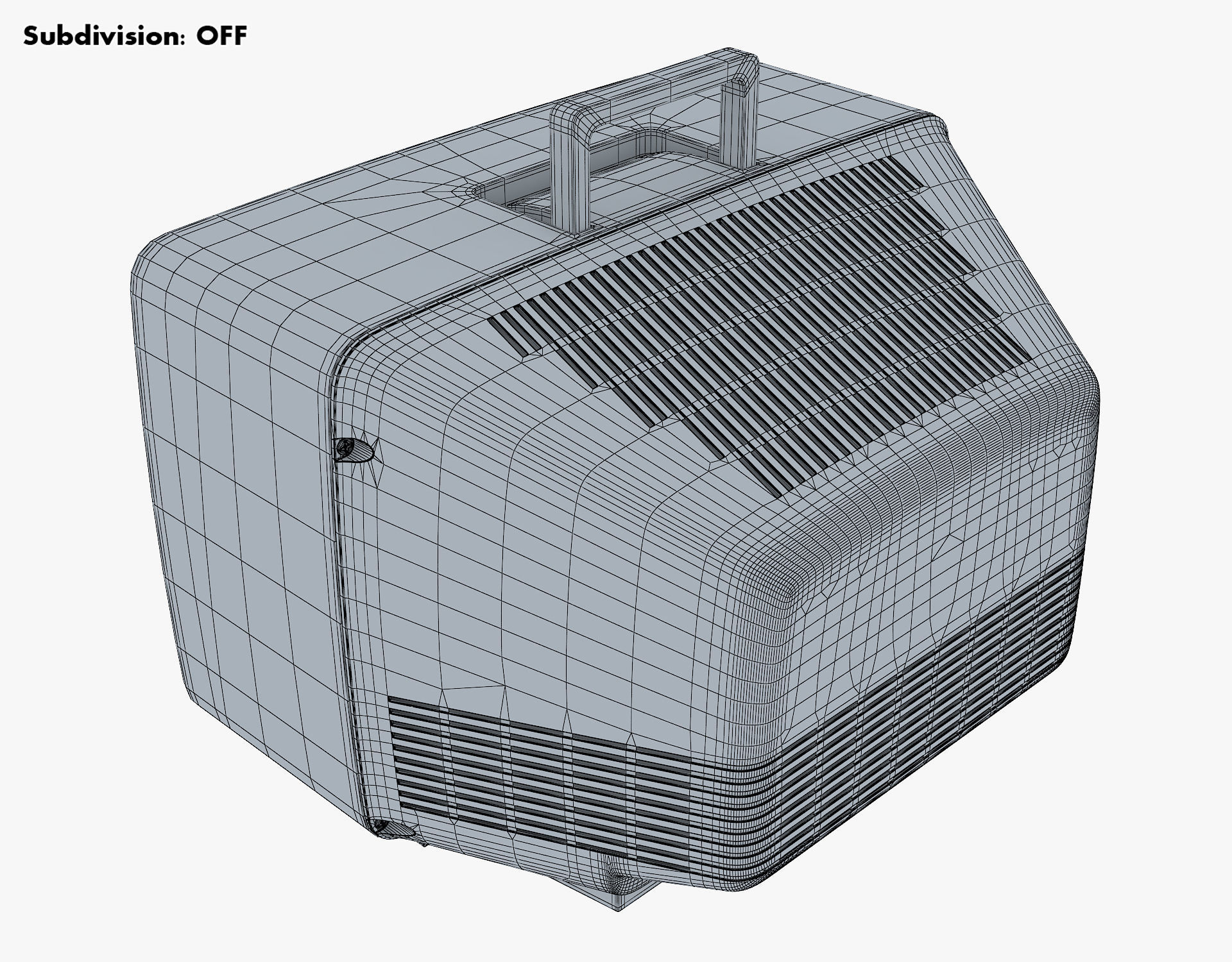 Retro Portable Television Collection volume 1 3D model_20