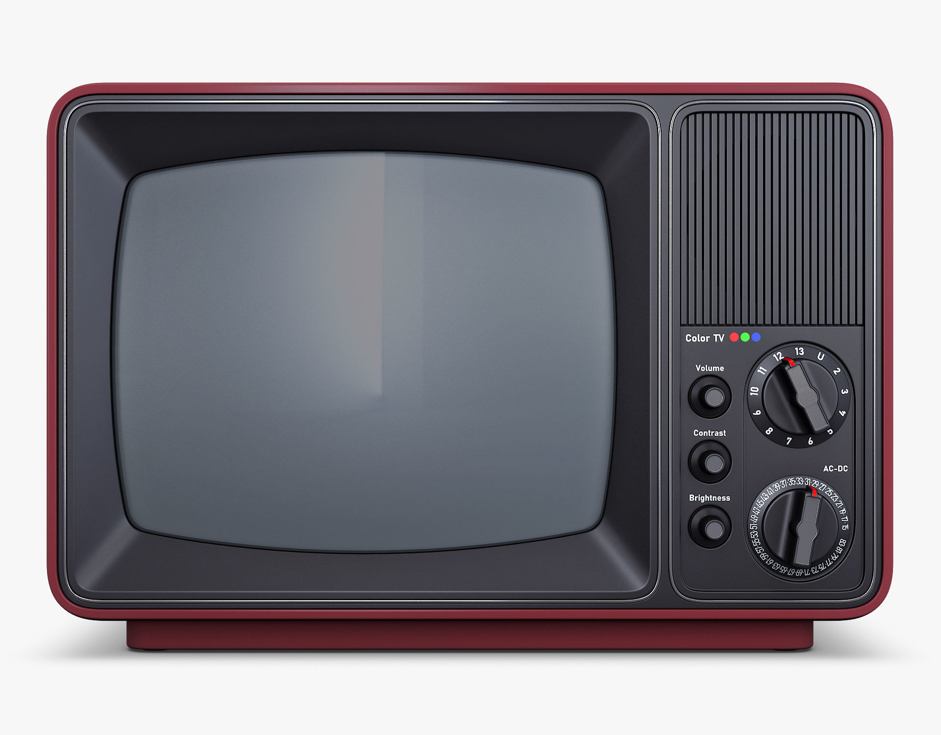 Retro Portable Television Collection volume 1 3D model_44