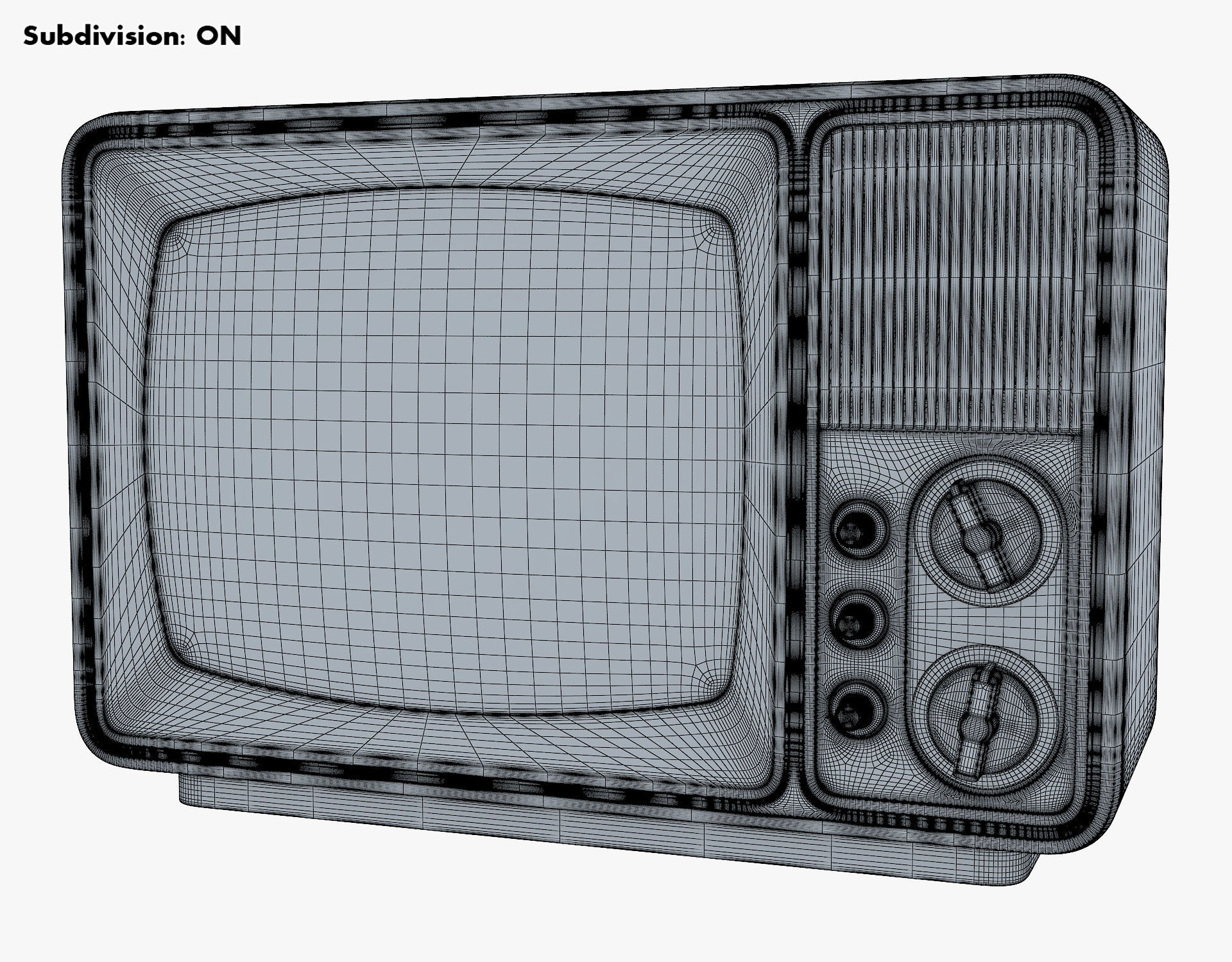 Retro Portable Television Collection volume 1 3D model_49