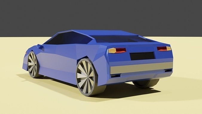 avto car Free low-poly 3D model