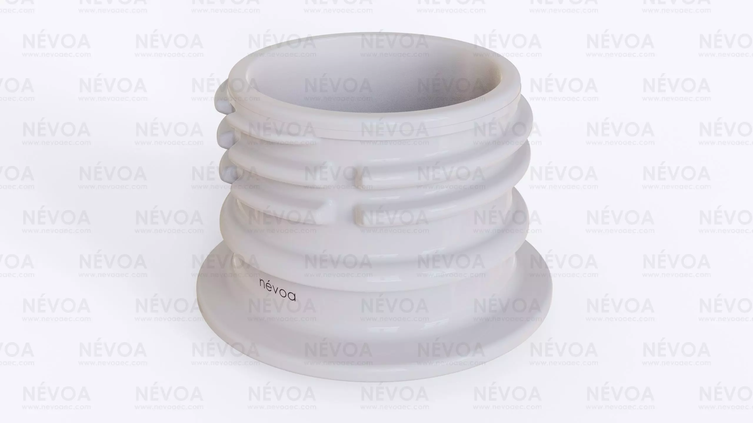 Neck finish - PCO 1810 - voluntary standard 28 mm CSD finish 3D model